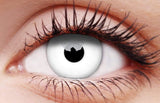 white costume Halloween contact lenses